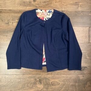 CHICOS Top Button Sweater